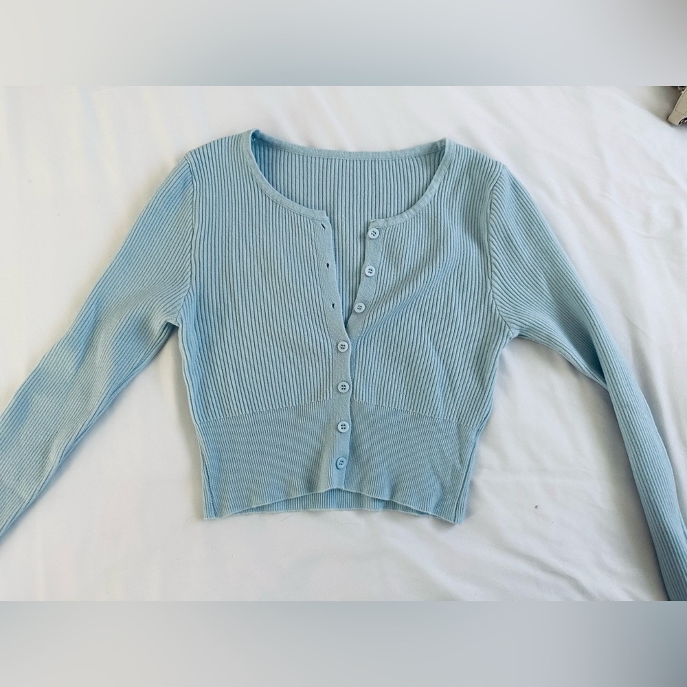 Baby Blue Cardigan